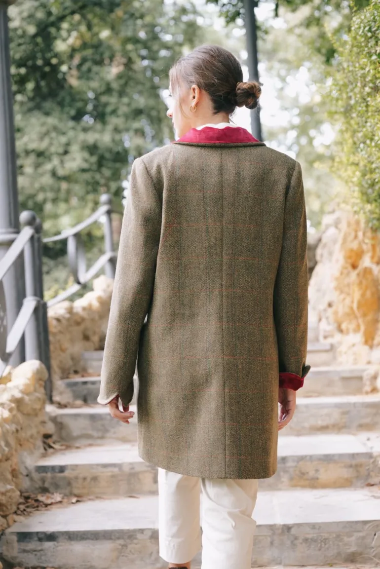 Abrigo Mery Corto Terra / Fresa - The Nook Store