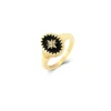 Anillo circonita ovalada negra. Nuevo Diseño - THE NOOK STORE