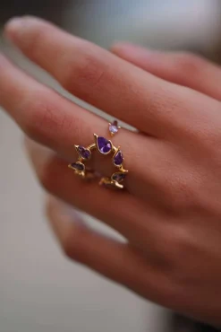 Anillo cruzado abierto. Nuevo Diseño - THE NOOK STORE