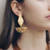 Aros serpiente medium - Pendientes Dorados | THE NOOK STORE