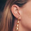 Aros serpiente medium - Pendientes Dorados | THE NOOK STORE