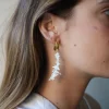 Aros serpiente medium - Pendientes Dorados | THE NOOK STORE