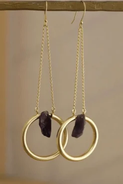 Aros serpiente medium - Pendientes Dorados | THE NOOK STORE