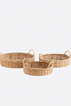 Bandejas de ratán redondas - The Nook Store