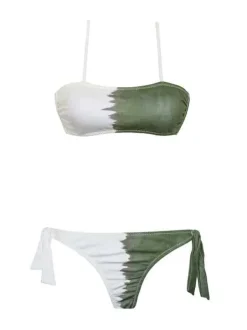 Bikini Bandeau Tie Picos - The Nook Store