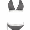 Bikini halter lazada bicolor gris - The Nook Store