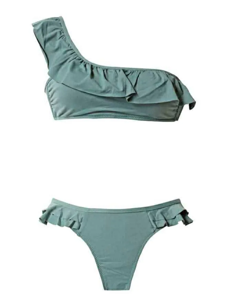 Bikini Volante Asimétrico - The Nook Store