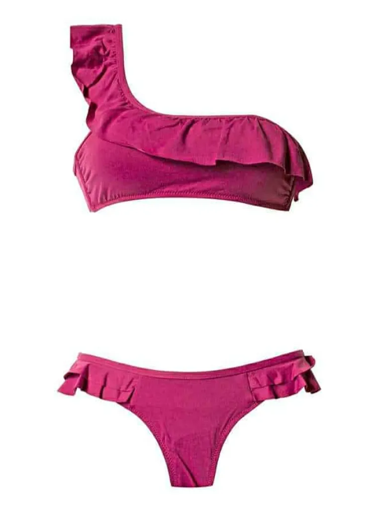 Bikini Volante Asimétrico - The Nook Store