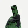 Bolso Asa Algodón Bordado Inca Verde - The Nook Store
