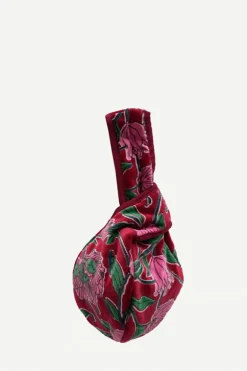 Bolso Asa Flores Frambuesa - The Nook Store