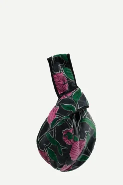 Bolso Asa Flores Gris - The Nook Store