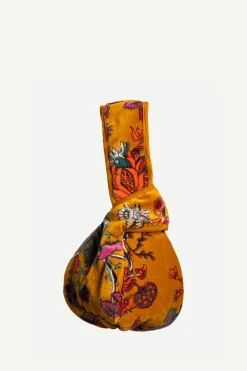Bolso Asa Flores Mostaza - The Nook Store
