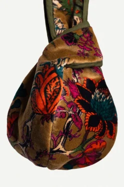 Bolso Asa Flores Verde Claro - The Nook Store
