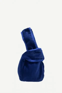 Bolso Asa Terciopelo Azul Eléctrico - The Nook Store