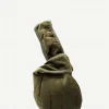 Bolso Asa Terciopelo Kaki - The Nook Store