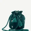 Bolso Sac Terciopelo Fly Verde Agua - The Nook Store
