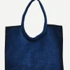 Bolso Shopper Terciopelo Marino - The Nook Store