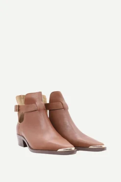 Botas Gaby Piel Cuero - The Nook Store