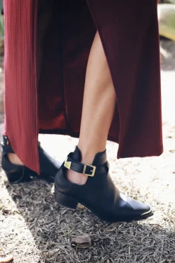 Botas Gaby Piel Negro - The Nook Store