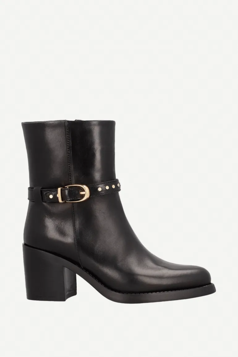 Botas Leyna Piel Negro - The Nook Store