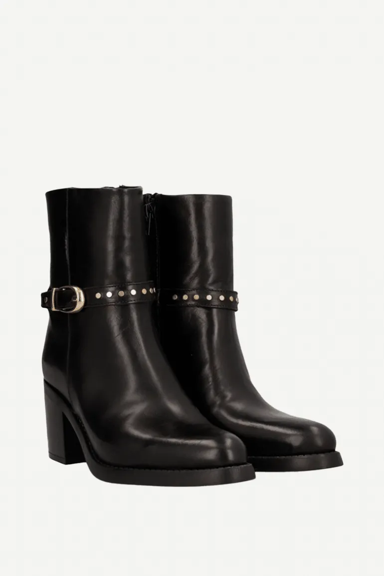 Botas Leyna Piel Negro - The Nook Store