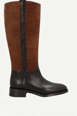 Botas Mustang Negro y Castaña - The Nook Store