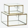 Cajas Cristal Cuadradas Grandes - The Nook Store