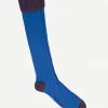 Calcetin caña alta L07 Azul índigo - Viola - The Nook Store
