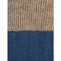 Calcetin caña alta L29 Azul midnight - Camel - The Nook Store