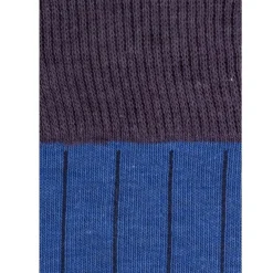 Calcetin caña alta L07 Azul índigo - Viola - The Nook Store
