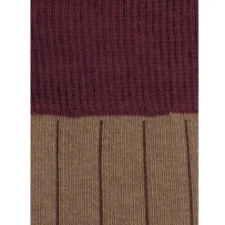 Calcetin caña alta L56 Camel - Vino - The Nook Store