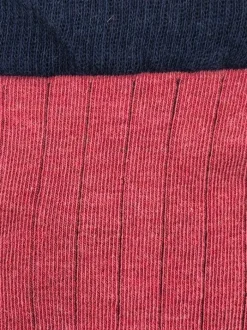 Calcetin caña alta L54 Rose - Azul marino - The Nook Store