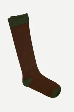 Calcetin caña alta L67 Tabaco - Erika - The Nook Store
