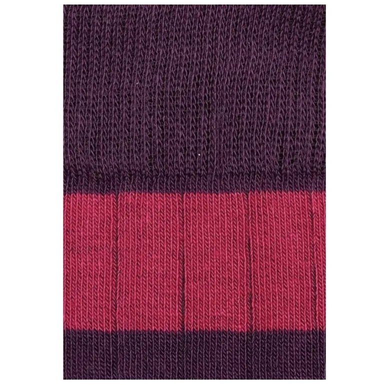 Calcetin caña alta R07 raya Rosa - Morado - The Nook Store
