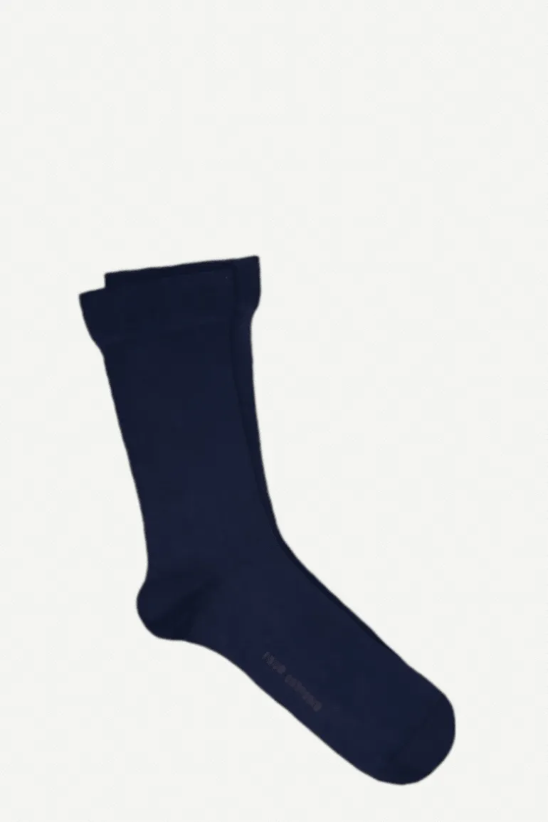 Calcetin caña corta LL80C Azul marino - Melagne - The Nook Store