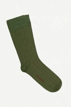 Calcetin caña corta LL4C Verde thyme - The Nook Store