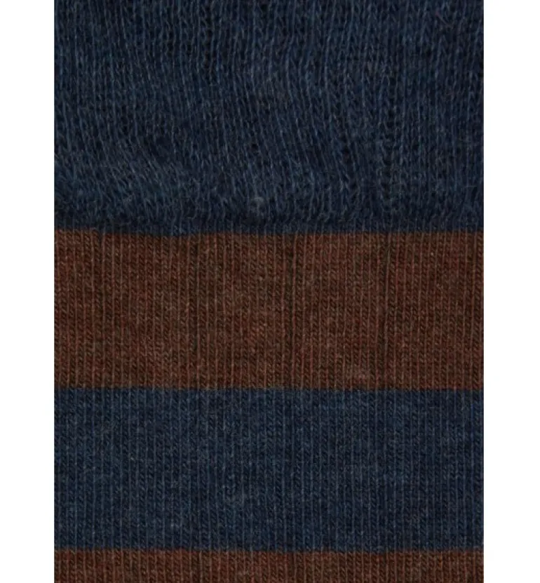 Calcetin caña corta R19C rayas Abisso - Bruno - The Nook Store
