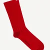 Calcetin caña corta Rojo - The Nook Store