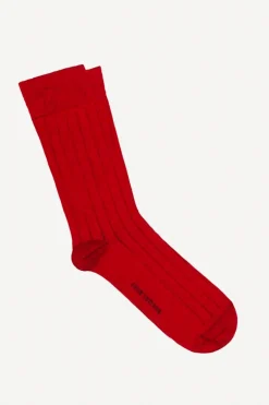 Calcetin caña corta Rojo - The Nook Store