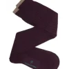 Calcetin Lana y Cachemir Berenjena-Beige - The Nook Store