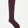 Calcetin ojo de perdiz OP03 Vino - Marino - The Nook Store
