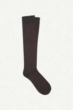 Calcetin ojo de perdiz OP01 Gris - Vino - The Nook Store