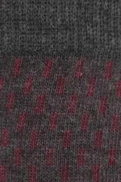 Calcetin ojo de perdiz OP01 Gris - Vino - The Nook Store