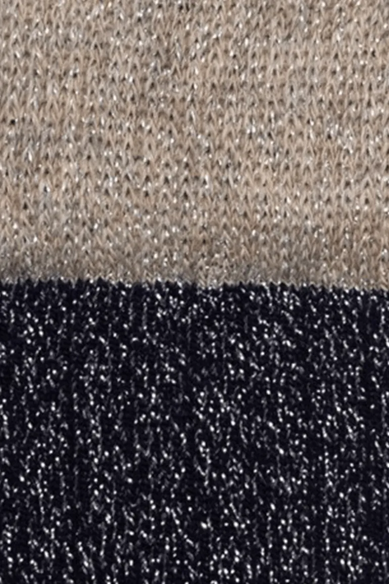 Calcetin P11 de purpurina Azul Marino - The Nook Store