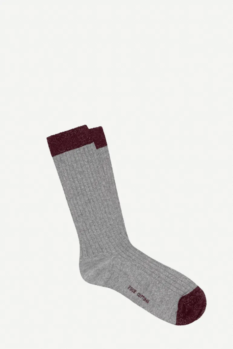 Calcetin P19 de purpurina Gris Claro - The Nook Store