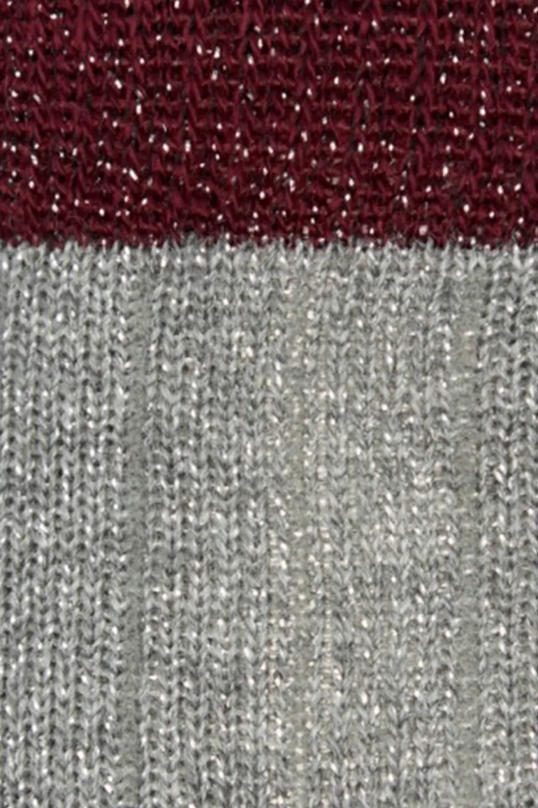 Calcetin P19 de purpurina Gris Claro - The Nook Store
