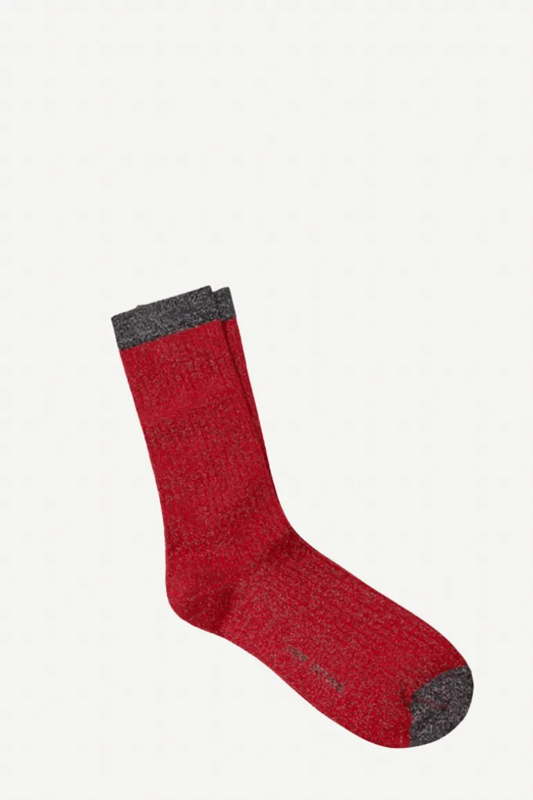 Calcetin P14 de purpurina Rojo - The Nook Store