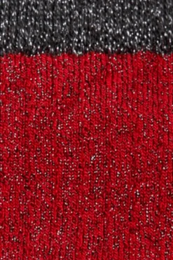 Calcetin P14 de purpurina Rojo - The Nook Store