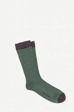 Calcetin P08 de purpurina Verde Oliva - The Nook Store