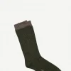 Calcetin P09 de purpurina Verde Kaki - The Nook Store